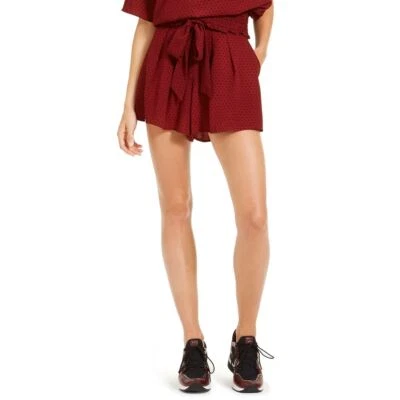 MICHAEL KORS NUEVO Para Mujer Mod Punto Cintura Atada Plisada Vestido Pantalones Cortos TEDO Foto 1 de 2