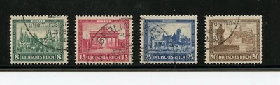 KMC4076-Germany #B33a-d (G273) Comp 1930 Cathedral, Gate etc, Used, CV$420.00 - Image 1 of 2