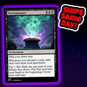 Necropotence - Custom Art Magic: The Gathering Playtest Card - Commander EDH - Bild 1 von 4