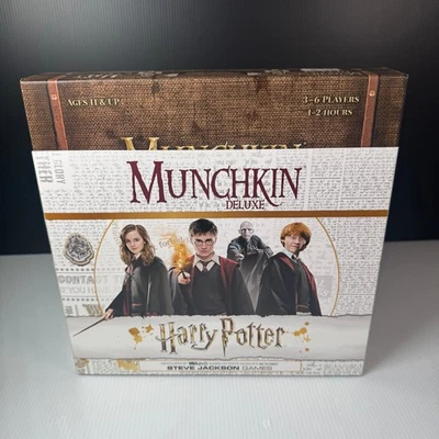 Munchkin Deluxe Harry Potter Board Game Complete Gently Used - Image 1 of 4