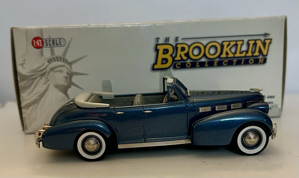 Brooklin F Special n° 5 1/43 1938 CADILLAC 60  SEDAN Blue Ltd Edition 1-750 BOX - Photo 1/4