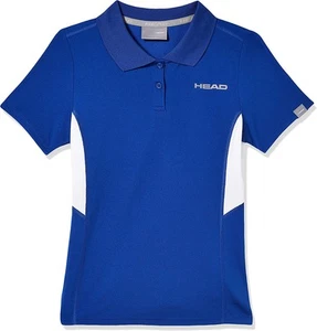 Head Girls Club Tech Polo Shirt G Tennis Clothing Jersey T-Shirt Size 140/S - Picture 1 of 2