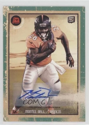 2013 Topps Turkey Red Green Auto /10 Montee Ball #18 Rookie Auto RC - Image 1 of 2