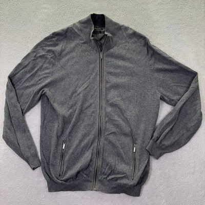 Massimo Dutti Para Hombres XXL Gris Algodón Cachemira Cremallera Completa Suéter Chaqueta Informal Usado en Excelente Condición Foto 1 de 4