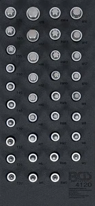 BGS Werkstattwageneinlage 1/3: Bit-Einsatz-Satz | Antrieb Innenvierkant 12,5 ... - Bild 1 von 3