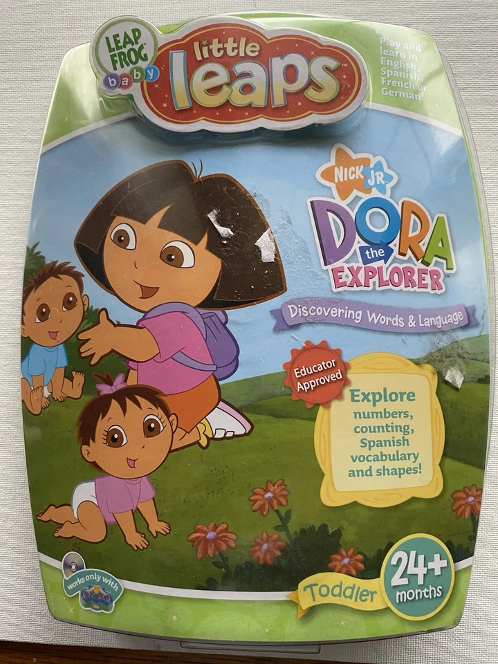 Leap Frog Baby Little Leaps Dora the Explorer Interactive Learning Disc, 3 Avai - Image 1 of 1