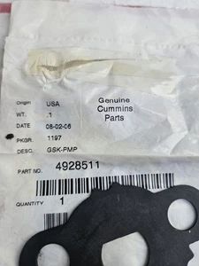 Cummins 4928511 Primer Pump Gasket NOS OEM OPEN BOX 4928511 FREE SHIPPING  - Bild 1 von 4