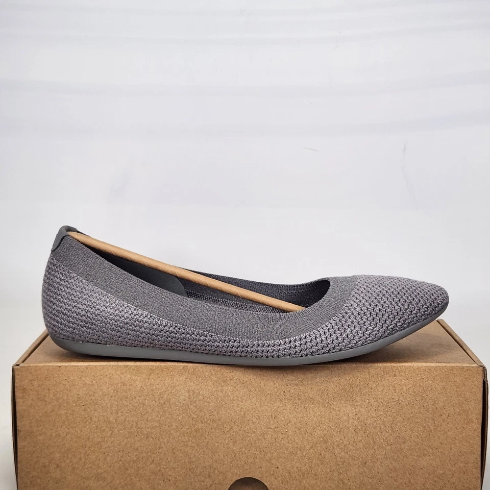 Size 8 - Allbirds Tree Breezer - Mist / Dark Grey - Womens