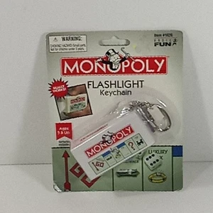 Monopoly Board Game Keychain 2003 Real Mini Game Box Board & Pieces Vintage NOS - Picture 1 of 3