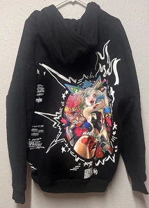 *RARE CIVIL REGIME x COLLAB Harley Quinn ZIP UP HOODIE  Size XL - Picture 1 of 10