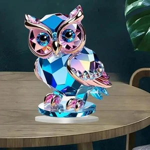Owl Ornament Boho Owl Decoration for Bird Lovers Men Women Animal Gift Accents - Picture 1 of 6