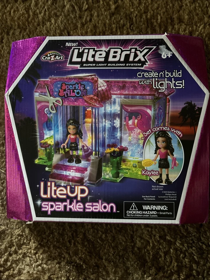 NIB  Lite Brix Lite Up Sparkle Salon With Kaylee - Image 1 of 2