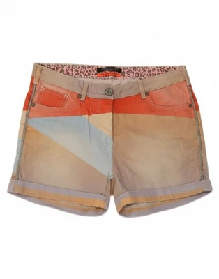 MAISON SCOTCH Womens Denim Shorts W26 Small Multicoloured Colourblock CZ05 - Image 1 of 4