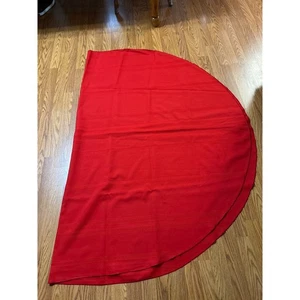 Red OvalTablecloth, Classic Solid Color Oval Table Cover, Party Dinner - Picture 1 of 4