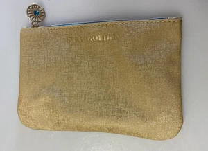 "Bolsa de Maquillaje IPSY STAY GOLDEN Gold Glam 7x5"" NUEVA (SOLO BOLSA)" - Imagen 1 de 3