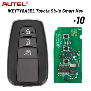 AUTEL 3 Buttons for Toyota Style Universal Smart Key 315/433 MHz IKEYTY8A3BL - Picture 1 of 10
