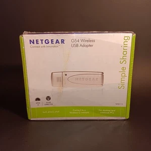 Adaptador USB inalámbrico NETGEAR WG111 G54 WG111US 54 MBPS - Imagen 1 de 2