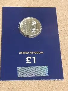 2023 £1 KING CHARLES III ONE POUND COIN BUNC in BLUE CARD with PRIVY MARK MINT - Picture 1 of 4