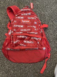 Las mejores ofertas en Mochilas Supreme Rojo para Hombres | eBay