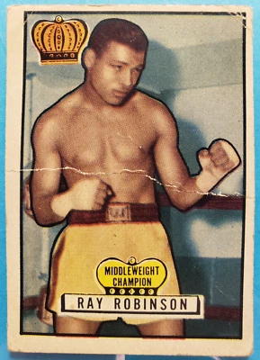 1951 TOPPS RINGSIDE #43 RAY ROBINSON - Image 1 of 3
