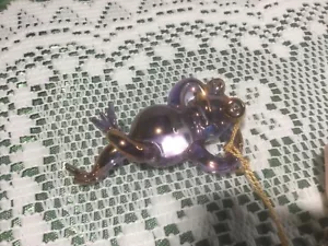 Figura de rana Prochaska de colección de vidrio artesanal hecha a mano chapada en oro puro - Imagen 1 de 6