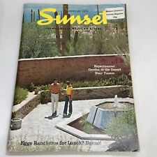 Sunset Magazine Western Living February 1972 Mid Century Design Travel MCM 70's 