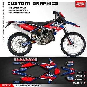 Kungfu Graphics Full MX Custom Vinyl Sticker Decal Kit for BMW G450X 2007-2012 - Bild 1 von 18