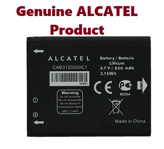Alcatel One Touch OT-880/871A  ⚡⚡Battery 850mAh (CAB3120000C1, BTR510AB# - Image 1 of 1