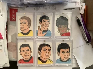 Star Trek Sketch Art Acryl Paint Art von Nancy Martin - Bild 1 von 8