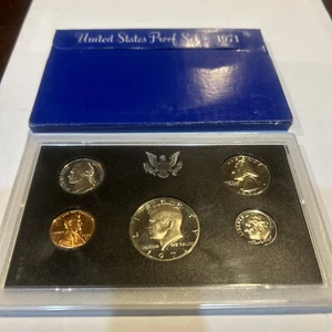 1971 Proof set (Clad) - (OGP) 5 coins (B4) - Picture 1 of 2