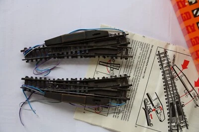 Arnold N Turnout Pair 15° with Drives! Art. No. 23111; New, Original Packaging - Image 1 of 2