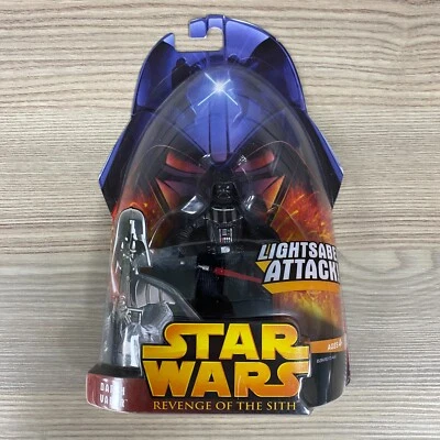 #11 Darth Vader Spada Laser Attacco Star Wars Revenge Of The Sith Hasbro 2005 - Immagine 1 di 2