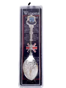 Cuchara coleccionable Watson plateada Southport hecha en el Reino Unido nueva en caja - Imagen 1 de 7