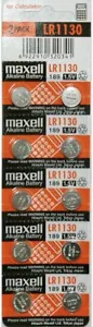 10 BATTERIA MAXELL LR1130 AG10 189 L1131 389 V10GA 1,5 V - Foto 1 di 1