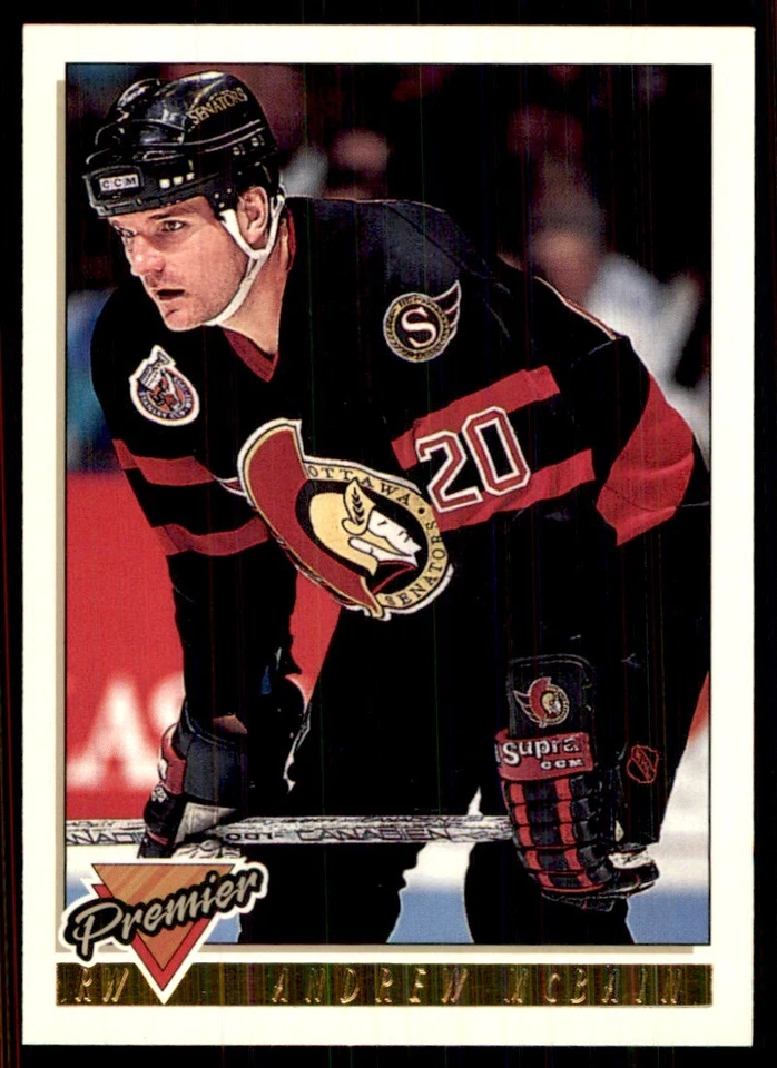 1993-94 Topps Premier Gold Andrew McBain Ottawa Senators #238 - Image 1 of 2