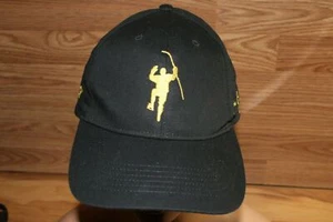 Jack Eichel Collection Hockey Shine Gold Black Goal Adjustable Black Hat EUC #1 - Picture 1 of 10