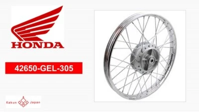 HONDA 原始设备制造商 42650-GEL-305 后轮子组件 2000-2003 XR50R 2004-2011 CRF50F — 第 1/4 张图片