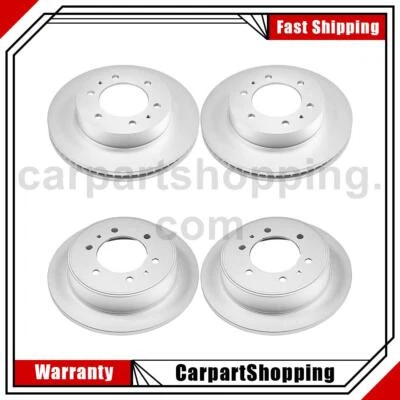 4 Front Rear Brake Rotors Fits 2006 2007 2008 2009 2010 Hummer H3_C - Image 1 of 3