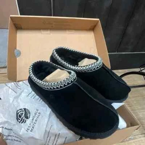 New UGG Women's Tasman Slippers, Black, Size 7 to 11 (5955-BLK) 100% Authentic - Picture 1 of 6