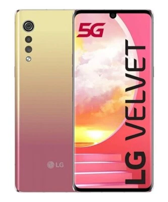 Original LG Velvet 5G G9 G900UM 6.8" 128GB Octa Core Android Smartphone Unlocked - Image 1 of 4