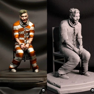 The Joker impresión 3D figura sin pintar modelo GK kit en blanco nuevo juguete caliente en stock - Imagen 1 de 9