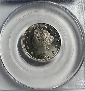 1900 Liberty V Nickel PCGS PR-65 Stunning High Grade Strike - Picture 1 of 9