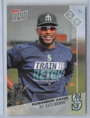 2017 Topps Now #OD-197 Robinson Cano Seattle Mariners - Image 1 of 2
