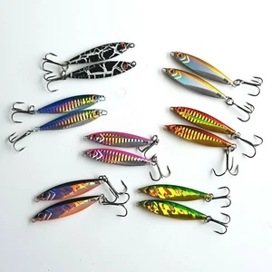 Mackerel spinners pike bass lures choice of 7 colors 30g each sea fishing tackle - Picture 1 of 15