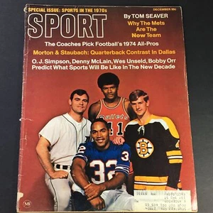VTG Sport Magazine December 1969 OJ Simpson, Craig Morton, Roger Staubach - Picture 1 of 2