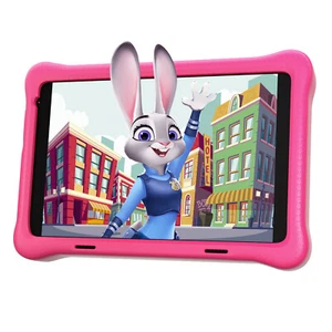 Kids Tablet 8 in Android 12 Tablet for Kids 3-12, 2+32GB Parent Cont Pink - Picture 1 of 7