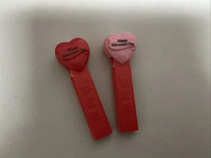 Vintage Valentinstag Pez Spender 2 Stück - Bild 1 von 6