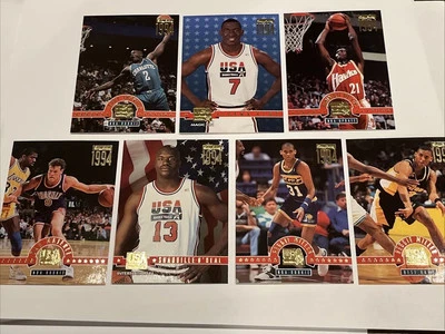 1994 Skybox美国篮球卡套装约翰逊/坎普/威尔金斯/马杰尔/Oneal/米勒 — 第 1/4 张图片