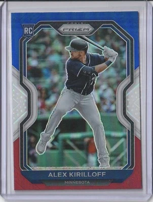 2021 Panini Prizm #194 Alex Kirilloff Red/White/Blue Prizm Rookie Minnesota  - Image 1 of 2