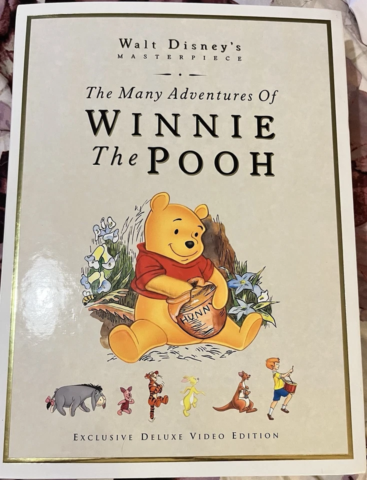 Disney The Many Adventures of Winnie the Pooh  Masterpiece Deluxe VHS SEALED - Image 1 of 4